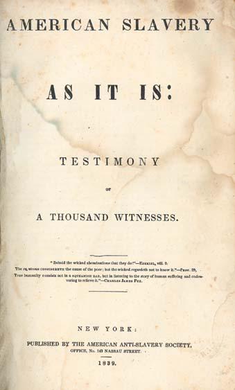The American Anti-Slavery Society